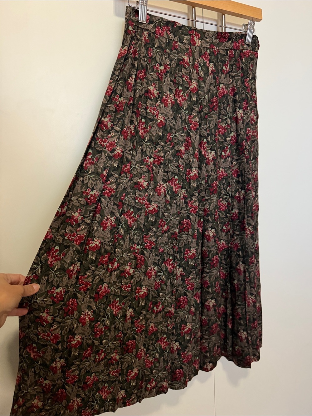 Vintage Susan Bristol Forest Bunny Skirt